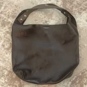 Tory Burch Rory Brown/Grey Patent Tote